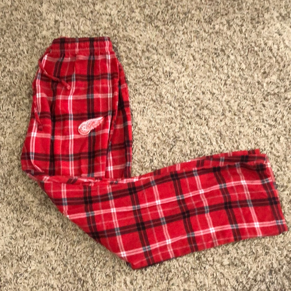 Red wing pajama pants